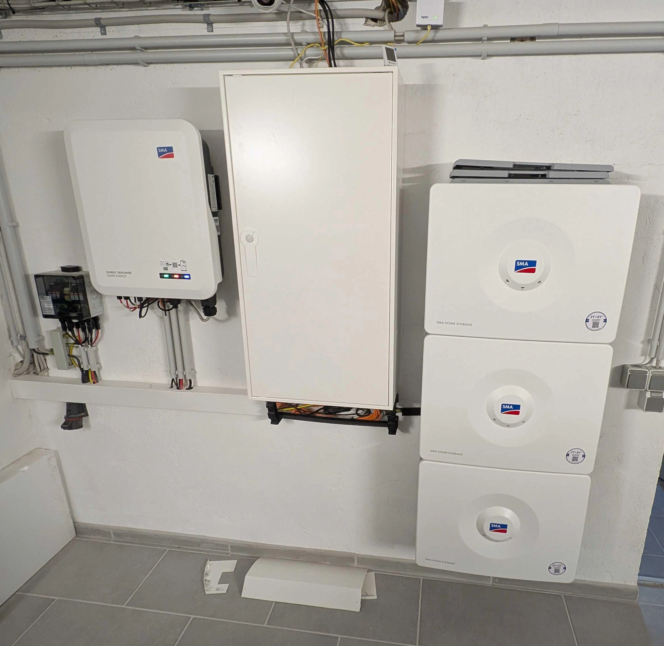 SMA Systemkomponenten Anlage in Pulheim Dansweiler integriert